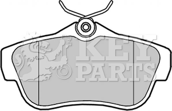 Key Parts KBP2043 - Bremžu uzliku kompl., Disku bremzes autodraugiem.lv