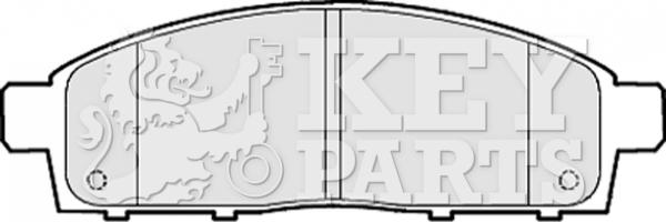 Key Parts KBP2054 - Bremžu uzliku kompl., Disku bremzes autodraugiem.lv