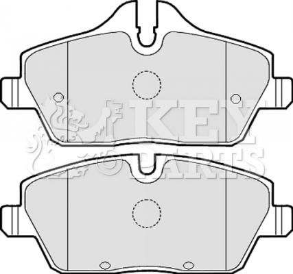 Key Parts KBP2051 - Bremžu uzliku kompl., Disku bremzes autodraugiem.lv