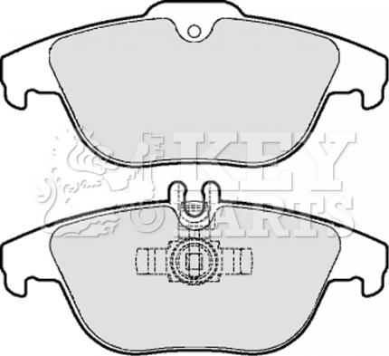 Key Parts KBP2062 - Bremžu uzliku kompl., Disku bremzes autodraugiem.lv