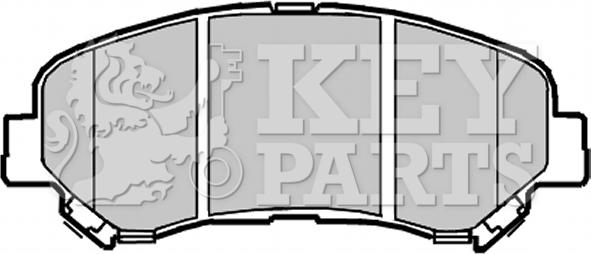 Key Parts KBP2084 - Bremžu uzliku kompl., Disku bremzes autodraugiem.lv