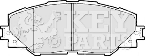Key Parts KBP2079 - Bremžu uzliku kompl., Disku bremzes autodraugiem.lv