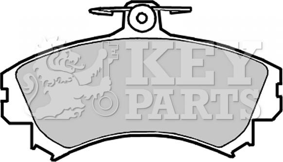 Key Parts KBP2151 - Bremžu uzliku kompl., Disku bremzes autodraugiem.lv