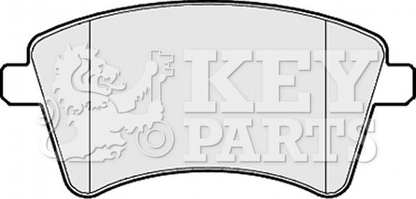 Key Parts KBP2152 - Bremžu uzliku kompl., Disku bremzes autodraugiem.lv
