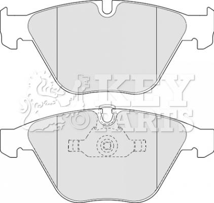 Key Parts KBP2110 - Bremžu uzliku kompl., Disku bremzes autodraugiem.lv