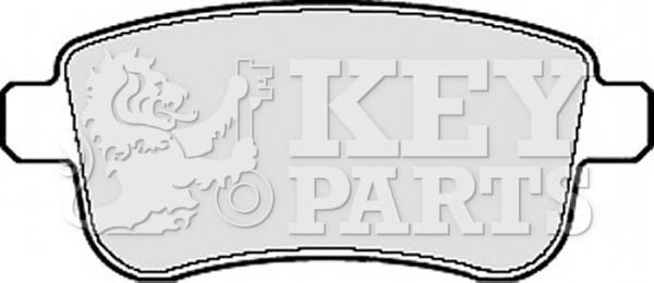 Key Parts KBP2124 - Bremžu uzliku kompl., Disku bremzes autodraugiem.lv