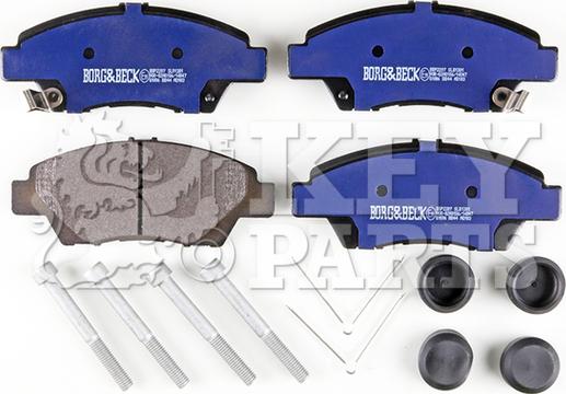 Key Parts KBP2207 - Bremžu uzliku kompl., Disku bremzes autodraugiem.lv