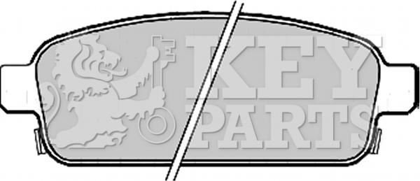 Key Parts KBP2214 - Bremžu uzliku kompl., Disku bremzes autodraugiem.lv