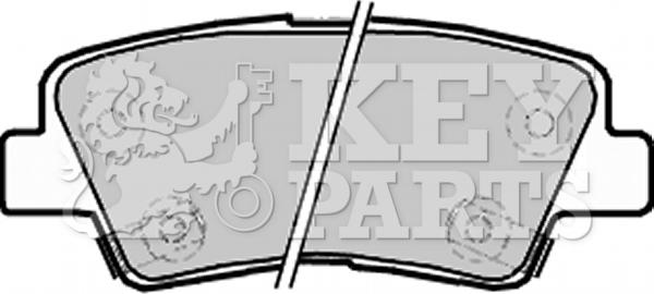 Key Parts KBP2220 - Bremžu uzliku kompl., Disku bremzes autodraugiem.lv