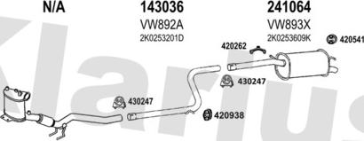 Klarius 931725E - Izplūdes gāzu sistēma autodraugiem.lv