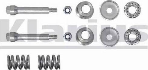 Klarius 401154 - Montāžas komplekts, Izplūdes caurule autodraugiem.lv
