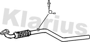 Klarius GM662D - Izplūdes caurule autodraugiem.lv