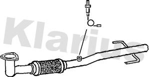 Klarius 150366 - Izplūdes caurule autodraugiem.lv