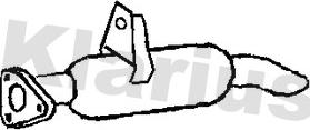 Klarius 110357 - Izplūdes gāzu trokšņa slāpētājs (pēdējais) autodraugiem.lv