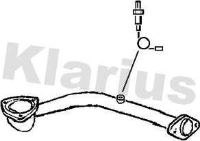 Klarius 130386 - Izplūdes caurule autodraugiem.lv