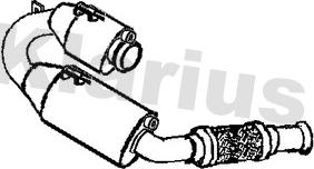 Klarius 390552 - Nosēdumu / Daļiņu filtrs, Izplūdes gāzu sistēma autodraugiem.lv