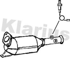 Klarius 390505 - Nosēdumu / Daļiņu filtrs, Izplūdes gāzu sistēma autodraugiem.lv