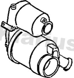 Klarius 390524 - Nosēdumu / Daļiņu filtrs, Izplūdes gāzu sistēma autodraugiem.lv