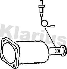 Klarius 399048 - Nosēdumu / Daļiņu filtrs, Izplūdes gāzu sistēma autodraugiem.lv