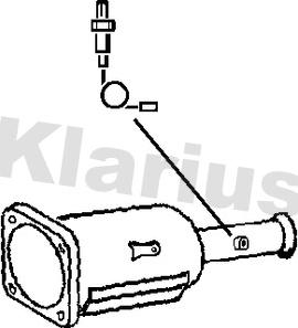 Klarius 390235 - Nosēdumu / Daļiņu filtrs, Izplūdes gāzu sistēma autodraugiem.lv