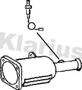 Klarius 390236 - Nosēdumu / Daļiņu filtrs, Izplūdes gāzu sistēma autodraugiem.lv