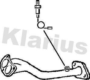 Klarius 301632 - Izplūdes caurule autodraugiem.lv