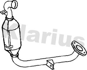 Klarius 390147 - Nosēdumu / Daļiņu filtrs, Izplūdes gāzu sistēma autodraugiem.lv