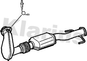 Klarius 322043 - Katalizators autodraugiem.lv