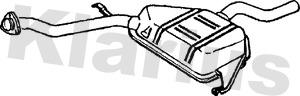 Klarius 240391 - Vidējais izpl. gāzu trokšņa slāpētājs autodraugiem.lv