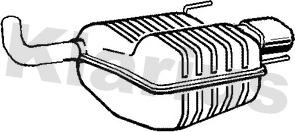 Klarius 211015 - Izplūdes gāzu trokšņa slāpētājs (pēdējais) autodraugiem.lv