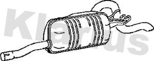 Klarius FT307K - Izplūdes gāzu trokšņa slāpētājs (pēdējais) autodraugiem.lv