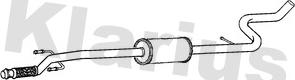 Klarius 270743 - Vidējais izpl. gāzu trokšņa slāpētājs autodraugiem.lv