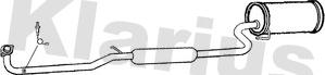 Klarius DU95A - Vidējais izpl. gāzu trokšņa slāpētājs autodraugiem.lv