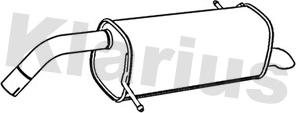 Klarius FE1311L - Izplūdes gāzu trokšņa slāpētājs (pēdējais) autodraugiem.lv