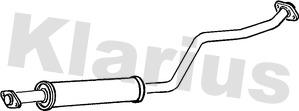 Klarius MA329M - Vidējais izpl. gāzu trokšņa slāpētājs autodraugiem.lv