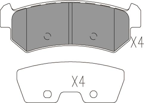 Klaxcar France 24083z - Bremžu uzliku kompl., Disku bremzes autodraugiem.lv