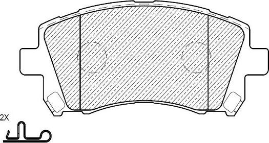 Klaxcar France 24108z - Bremžu uzliku kompl., Disku bremzes autodraugiem.lv