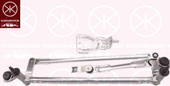 Klokkerholm 95243280 - Stiklu tīrītāja sviru un stiepņu sistēma autodraugiem.lv