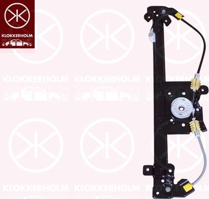 Klokkerholm 50511901 - Stikla pacelšanas mehānisms autodraugiem.lv