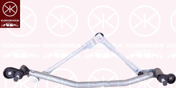 Klokkerholm 50523270 - Stiklu tīrītāja sviru un stiepņu sistēma autodraugiem.lv