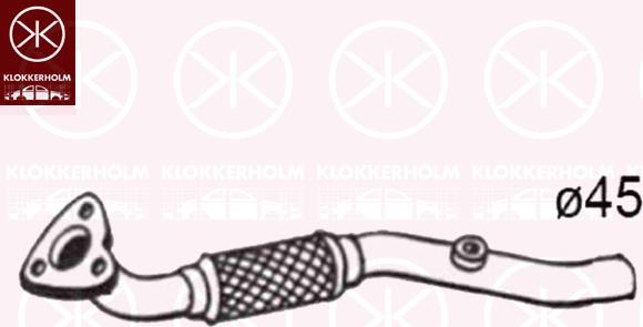 Klokkerholm 50248650 - Izplūdes caurule autodraugiem.lv