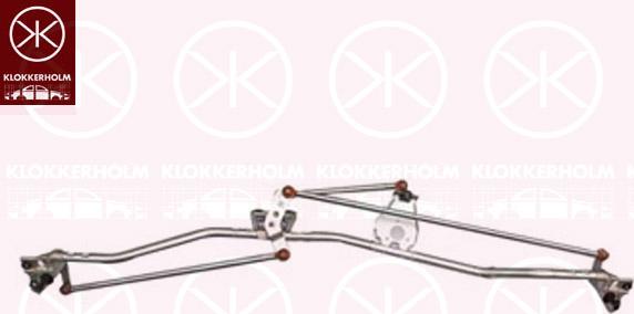 Klokkerholm 50263280 - Stiklu tīrītāja sviru un stiepņu sistēma autodraugiem.lv