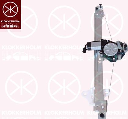 Klokkerholm 60141804 - Stikla pacelšanas mehānisms autodraugiem.lv