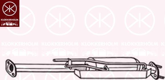 Klokkerholm 095-350 - Nosēdumu / Daļiņu filtrs, Izplūdes gāzu sistēma autodraugiem.lv