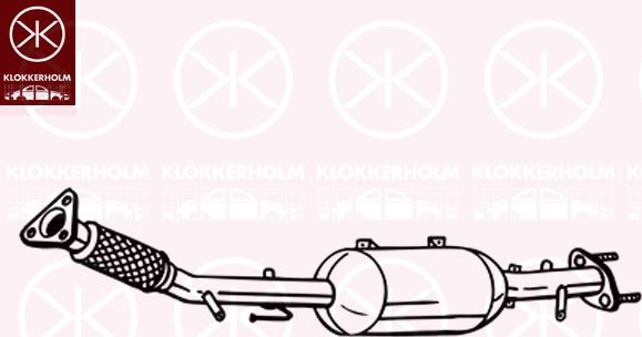 Klokkerholm 097-446 - Nosēdumu / Daļiņu filtrs, Izplūdes gāzu sistēma autodraugiem.lv