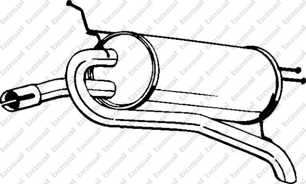 Klokkerholm 148-223 - Izplūdes gāzu trokšņa slāpētājs (pēdējais) autodraugiem.lv