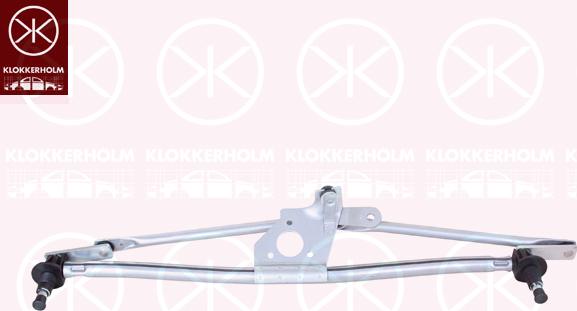 Klokkerholm 11053280 - Stiklu tīrītāja sviru un stiepņu sistēma autodraugiem.lv