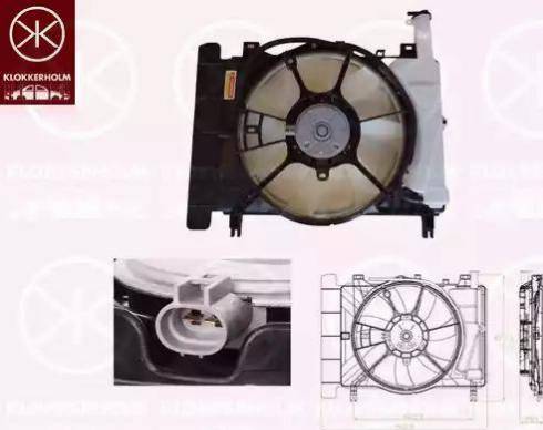 Klokkerholm 81092604 - Ventilators, Motora dzesēšanas sistēma autodraugiem.lv