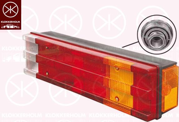 Klokkerholm 35460705 - Aizmugurējais lukturis autodraugiem.lv