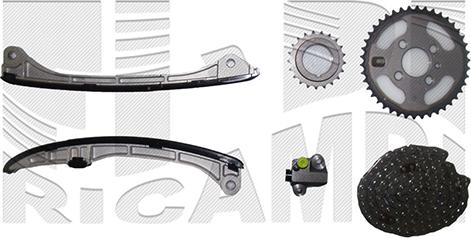KM International KCD180 - Sadales vārpstas piedziņas ķēdes komplekts autodraugiem.lv